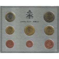 Vaticaan BU set 2003 Vaticaan BU set 2003
